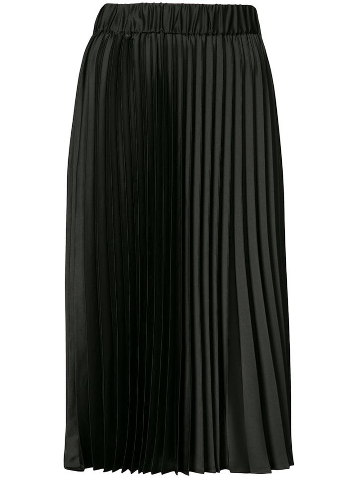 P.a.r.o.s.h. - Pleated Skirt - Women - Polyester - M, Black, Polyester