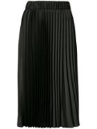 P.a.r.o.s.h. - Pleated Skirt - Women - Polyester - M, Black, Polyester