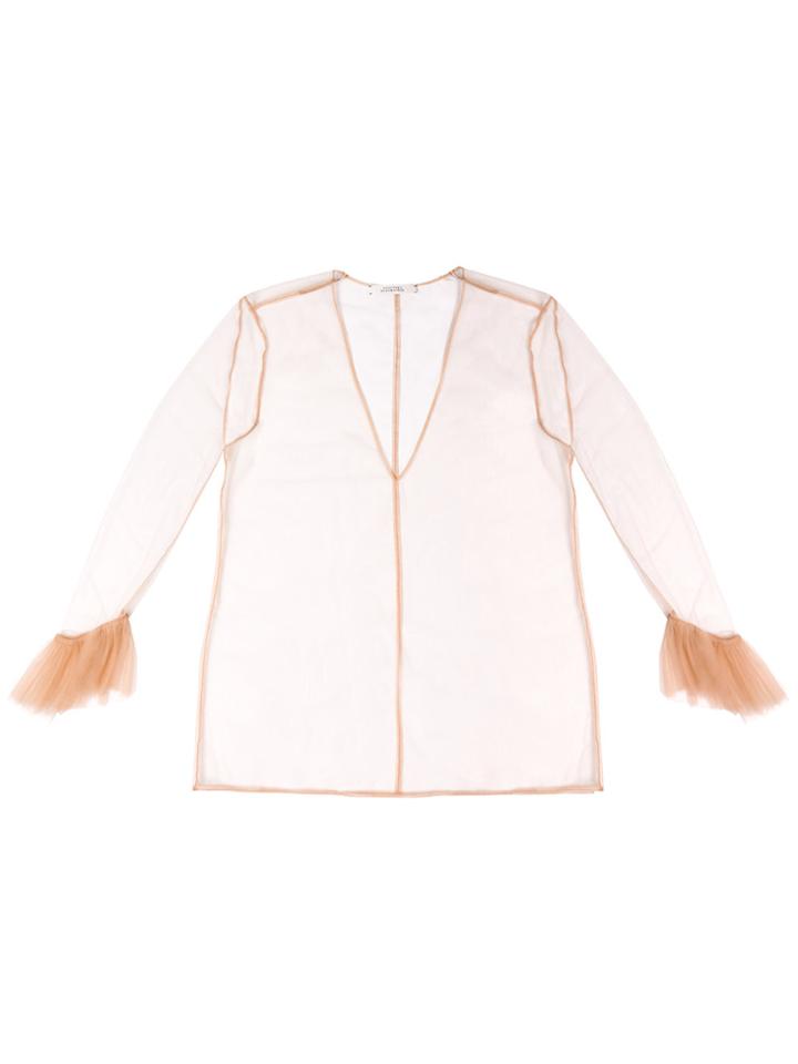 Dorothee Schumacher Sheer Blouse - Nude & Neutrals