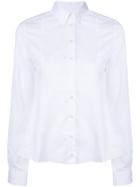 Golden Goose Deluxe Brand Raw Hem Shirt - White