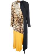 Cushnie Leopard Print Dress - Yellow