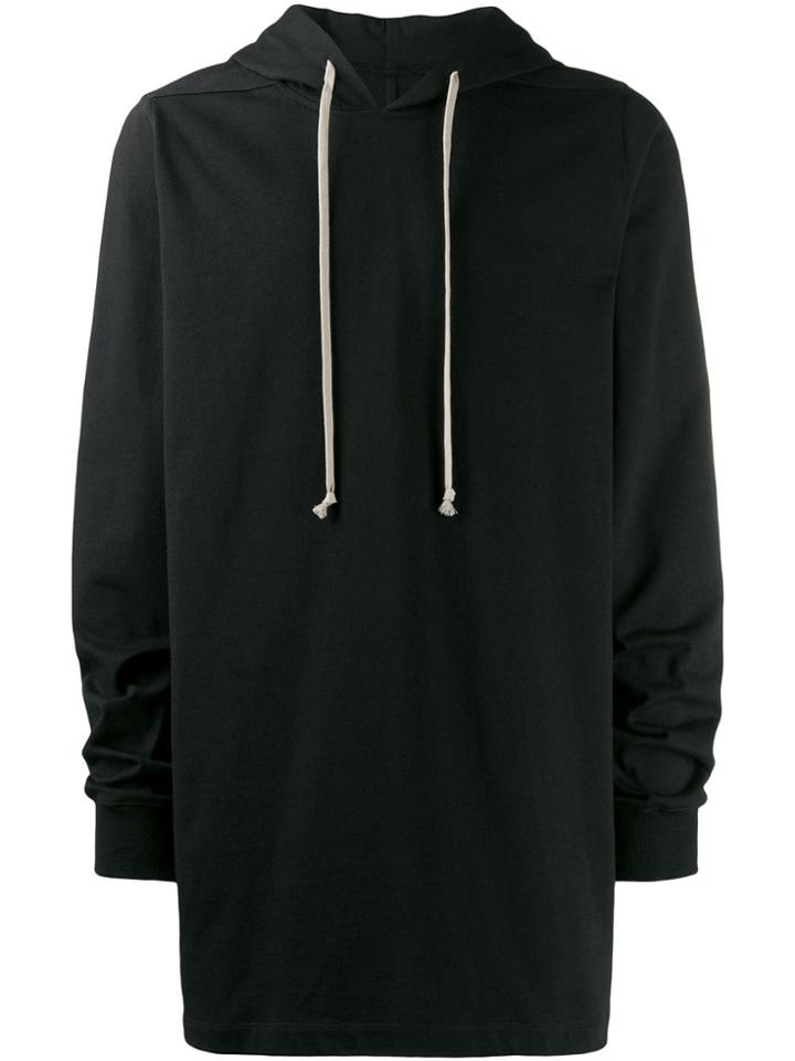Rick Owens Drawstring Hoodie - Black