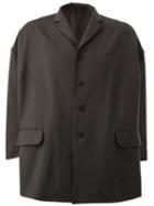 Christopher Nemeth Single Breasted Jacket, Men's, Size: Medium, Green, Polyester/cupro/wool