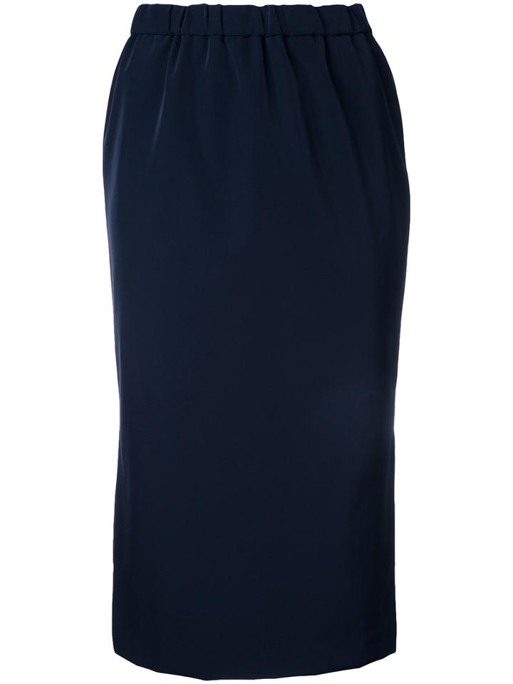 En Route Straight Skirt, Women's, Size: 1, Blue, Nylon