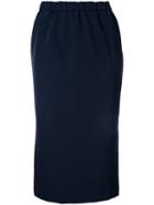 En Route Straight Skirt, Women's, Size: 1, Blue, Nylon
