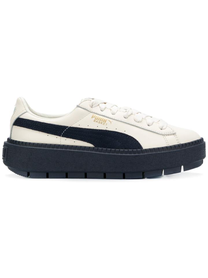 Puma Basket Creeper Sneakers - Nude & Neutrals