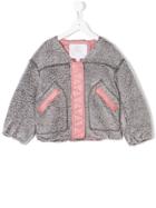 Burberry Kids Faux Shearling Padded Jacket - Grey