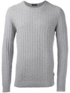 Calvin Klein 'saymore' Crew Neck Jumper, Men's, Size: Xl, Grey, Cotton/wool