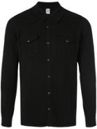 Eleventy Chest Pockets Shirt - Black