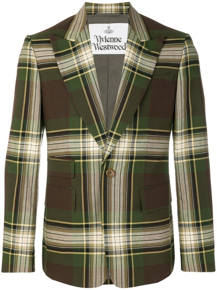 Vivienne Westwood Tartan Suit Jacket - Green