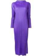 Pleats Please By Issey Miyake Plissé Dress - Purple