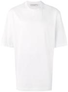 Lucio Vanotti Plain White T-shirt, Men's, Size: 3, Cotton