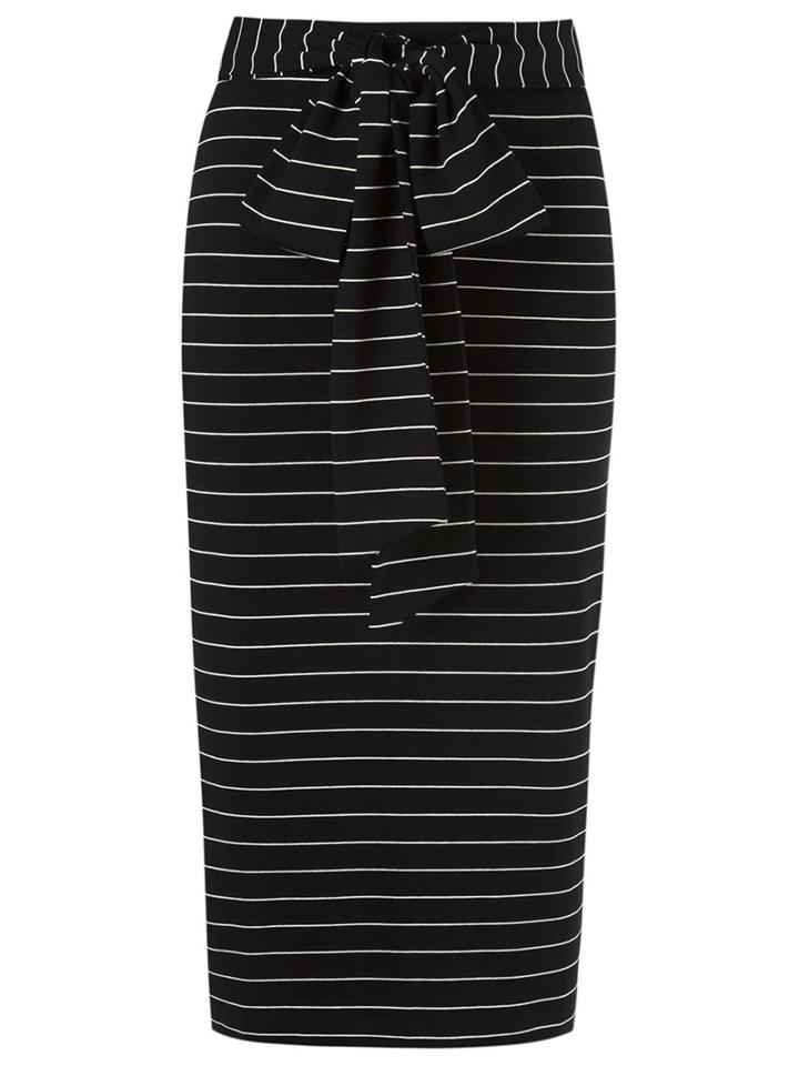 Andrea Marques High-waisted Pencil Skirt, Women's, Size: 44, Black, Cotton