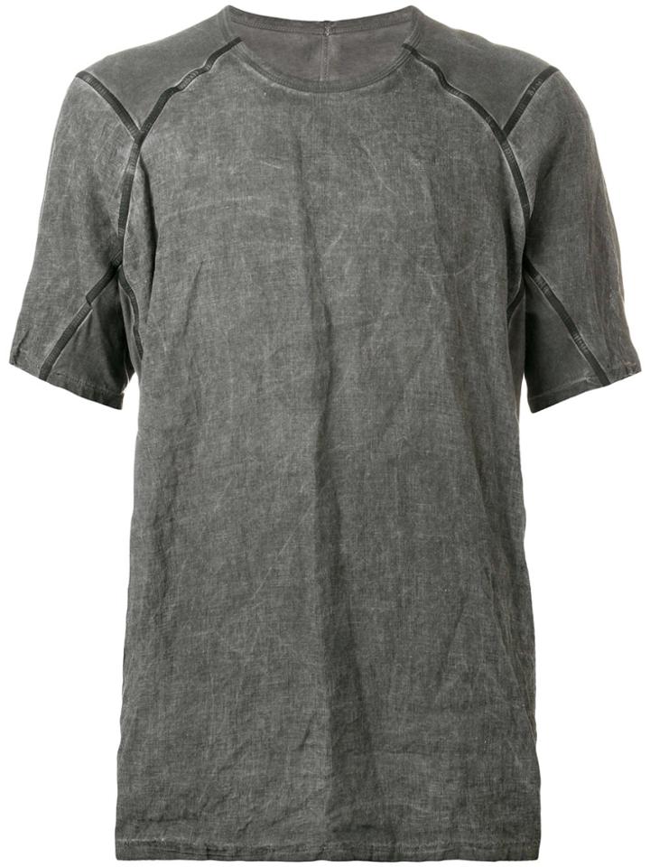 Isaac Sellam Experience Distressed Oversized T-shirt - Grey