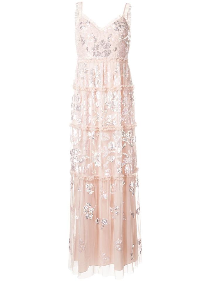 Needle & Thread Sequin Embroidery Dress - Pink