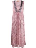 Missoni Mare Sleeveless Maxi Dress - Pink