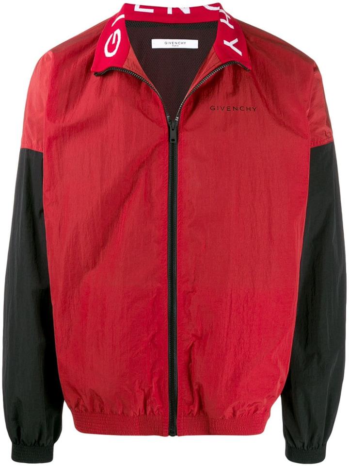 Givenchy Zipped Sports Jacket - Red