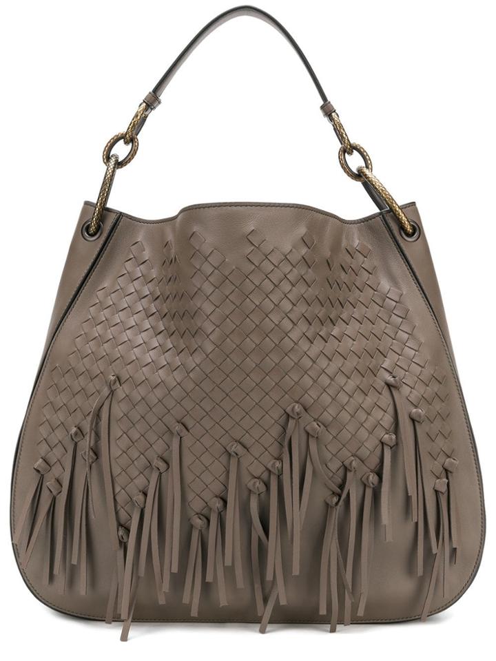 Bottega Veneta Large Loop Bag - Brown
