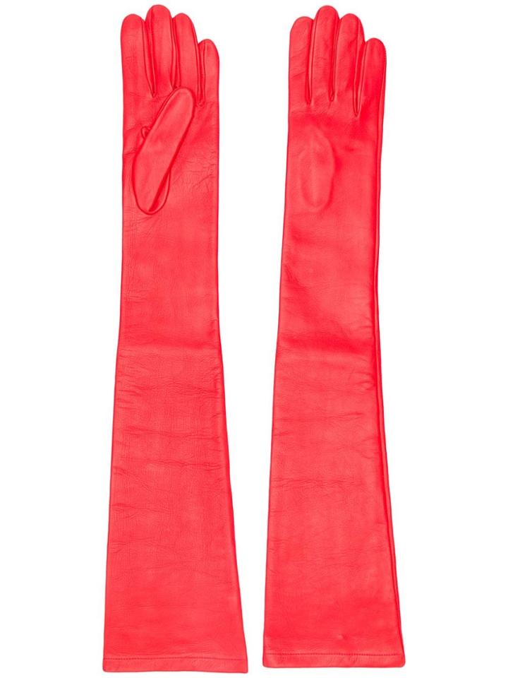 Nº21 Long Gloves - Red