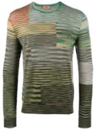Missoni - Multi Stripe Knitted Sweater - Men - Nylon/wool - 48, Green, Nylon/wool