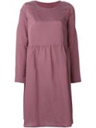 Mm6 Maison Margiela Flared Long Sleeve Dress