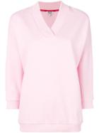 Kenzo V-neck Sweatshirt - Pink & Purple