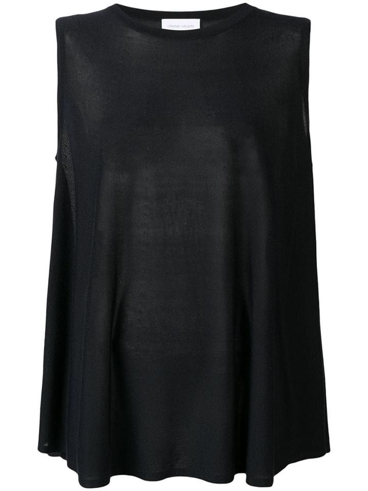 Christian Wijnants Knitted Vest - Blue