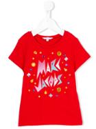Little Marc Jacobs Bejewelled T-shirt, Girl's, Size: 10 Yrs, Red