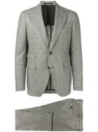 Tagliatore Houndstooth Suit Jacket - Grey