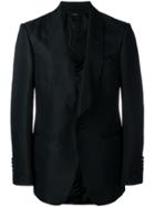 Tom Ford Textured Fitted Blazer - Black