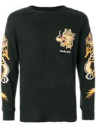Maharishi Embroidered Sleeve Sweatshirt - Black