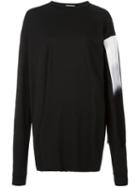 Aries Fringed Detail Sweater Dress, Women's, Size: 2, Black, Cotton