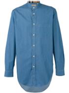 Burberry Denim Shirt, Men's, Size: Small, Blue, Cotton