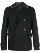Valentino Studded Peacoat - Black