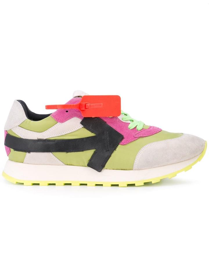 Off-white Vintage Arrow Sneakers - Green