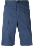 Kenzo Chino Shorts, Men's, Size: 52, Blue, Cotton/spandex/elastane