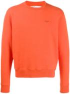 Off-white Chest Logo Sweatshirt - Orange