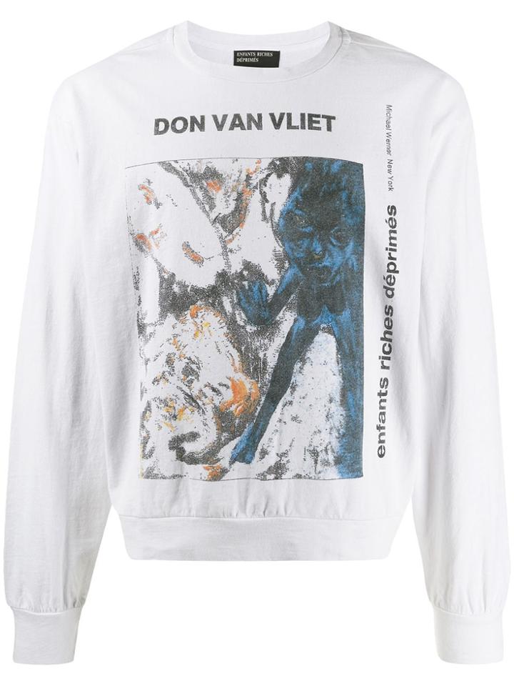 Enfants Riches Déprimés Graphic Print Crewneck Sweatshirt - White
