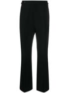 Marni High-waisted Flare Trousers - Black