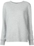 Theperfext - Crewneck Jumper - Women - Cashmere - S, Grey, Cashmere