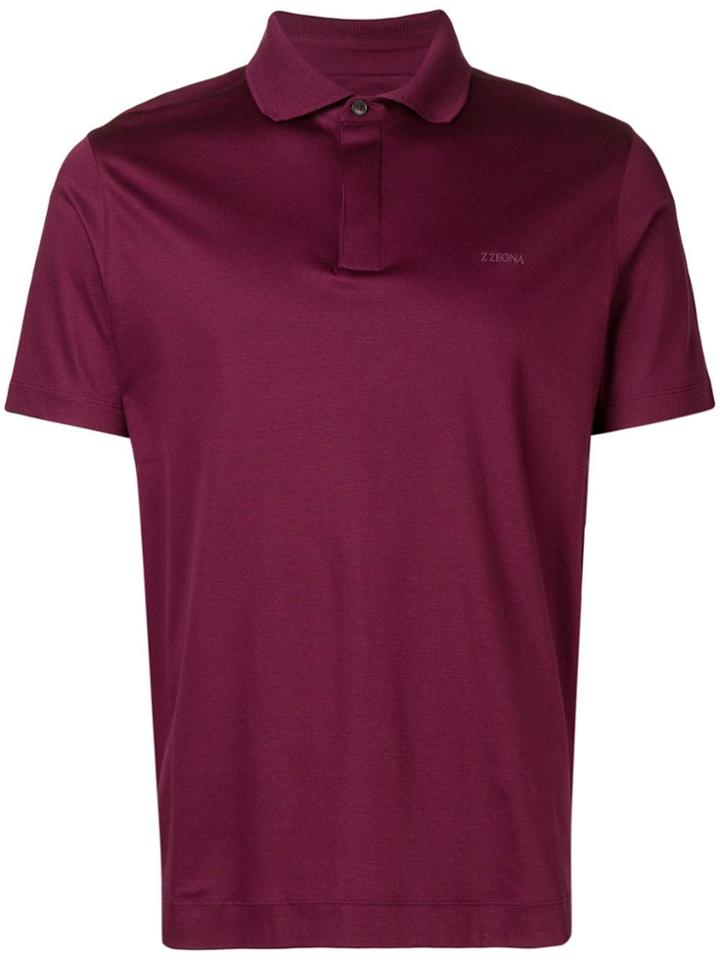 Z Zegna Slim-fit Polo Shirt - Red