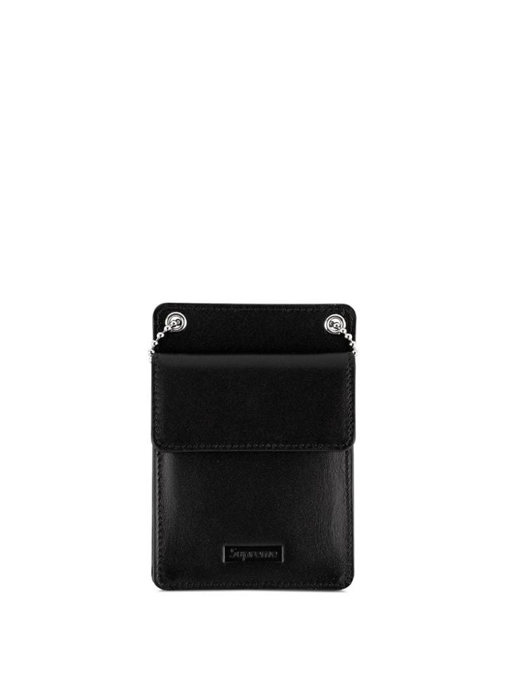 Supreme Leather Id Holder - Black