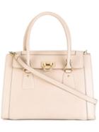 Salvatore Ferragamo Gancio Tote, Women's, Nude/neutrals