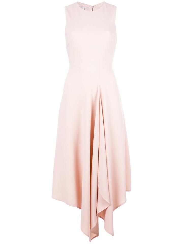 Stella Mccartney Cut-out Back Midi Dress, Women's, Size: 44, Pink/purple, Viscose/acetate/spandex/elastane