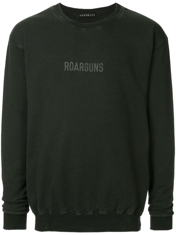 Roarguns Crossed Guns Print Sweater - Black