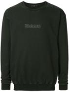 Roarguns Crossed Guns Print Sweater - Black