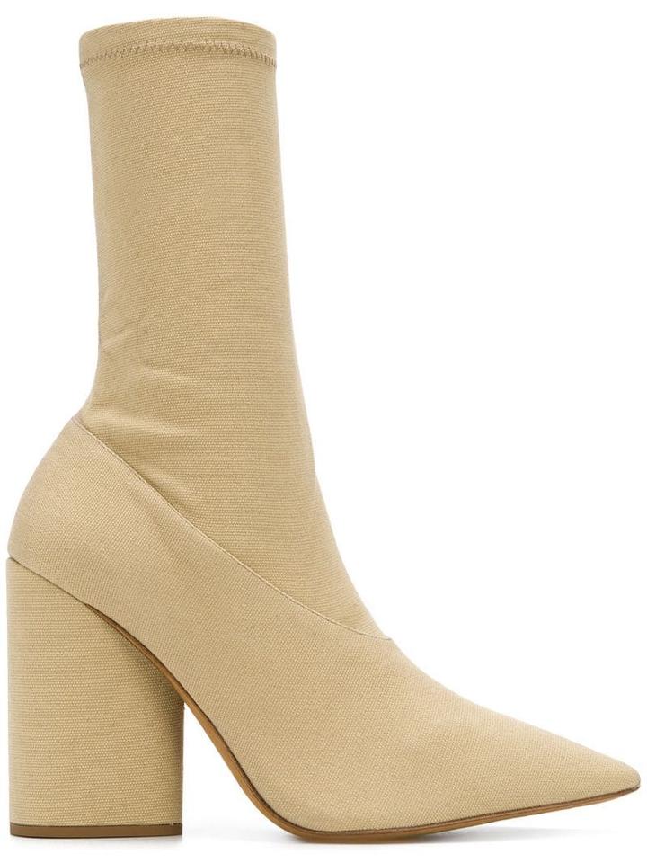 Yeezy Knitted Ankle Boots - Neutrals