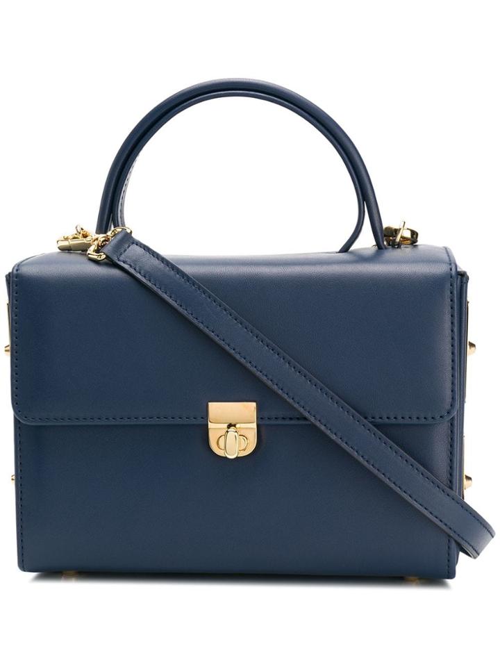 Me Moi Santana Small Tote - Blue