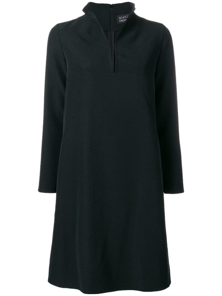 Gianluca Capannolo Plain Shift Dress - Black