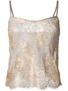 Yes Master - Clarita Boudoir Camisole - Women - Silk/spandex/elastane - M, Grey, Silk/spandex/elastane